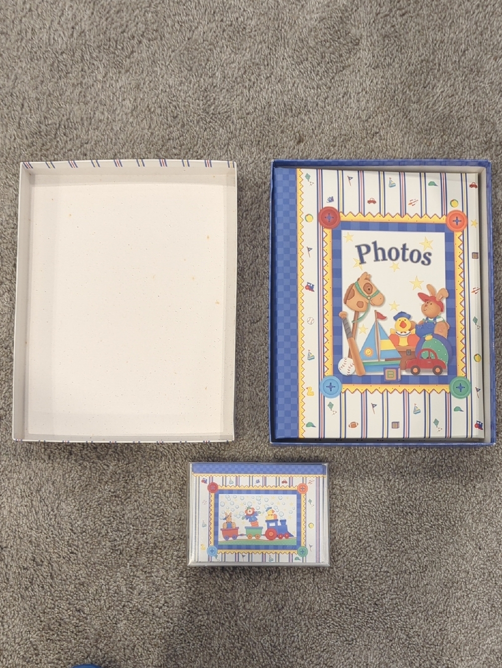 Boxed Baby Photo Album And Matching Note Cards - Picture 2 of 7